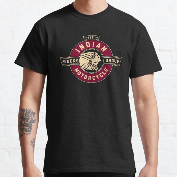 Schwarzer Freitag indisches Oldtimer-Motorrad Classic T-Shirt