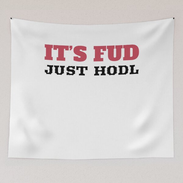 Item preview, It's FUD Just HODL Crypto Cryptocurrency Gift Idea designed and sold by throwbackgamer.