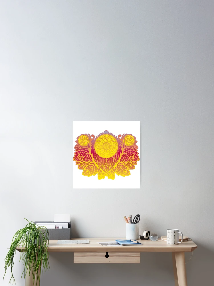 Thumbnail 2 of 3, Poster, Gold Pattern designed and sold by Rif Khasanov.