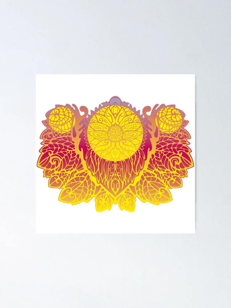 Thumbnail 1 of 3, Poster, Gold Pattern designed and sold by Rif Khasanov.