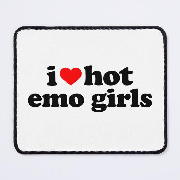 Item preview, I Love Hot Emo Girls Y2K Aesthetic Alt Punk Metal I Heart designed and sold by SW-Boutique.