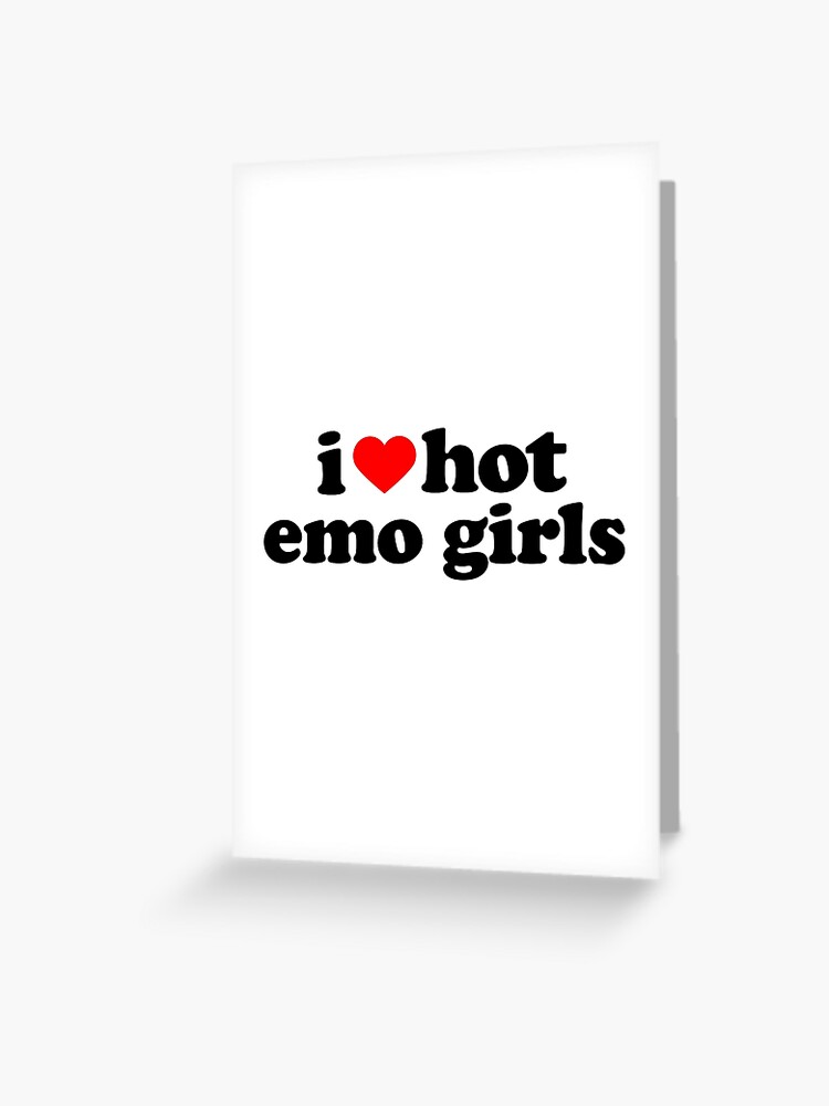 I Love Emo Girls T Shirt Y2k Aesthetics Emo T Shirt 