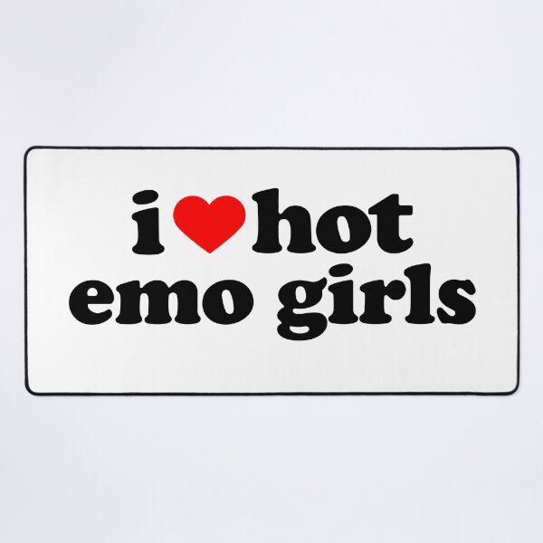 Item preview, I Love Hot Emo Girls Y2K Aesthetic Alt Punk Metal I Heart designed and sold by SW-Boutique.