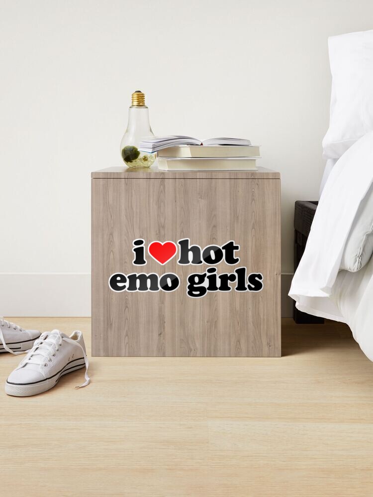 I Love Hot Emo Girls Y2K Aesthetic Alt Punk Metal I Heart Greeting Card  for Sale by SW-Boutique