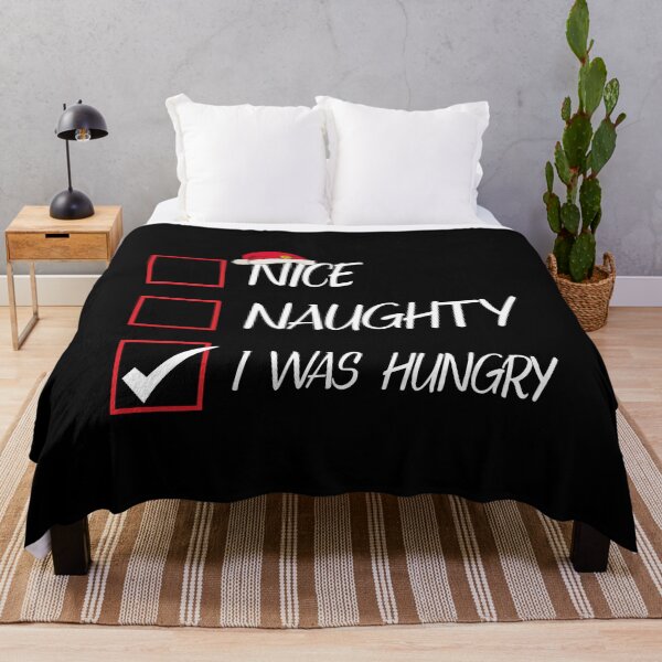 Item preview, Nice Naughty I Was Hangry Christmas List Xmas Santa Claus designed and sold by Tatus Brinal.