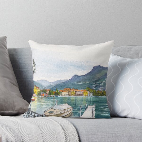 Item preview, Lugano on Lake Lugano Switzerland designed and sold by Dai Wynn Fine Art.