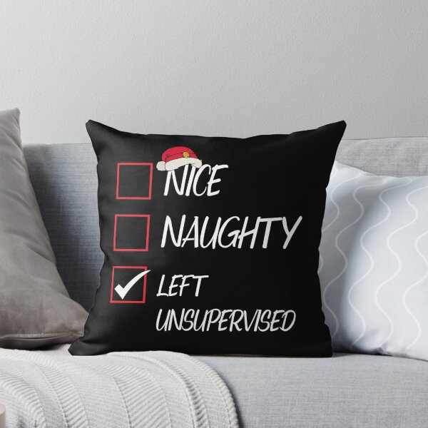 Item preview, Nice Naughty Left Unsupervised Christmas List Santa Claus designed and sold by Tatus Brinal.