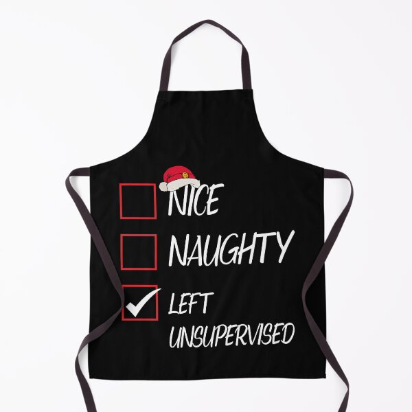 Item preview, Nice Naughty Left Unsupervised Christmas List Santa Claus designed and sold by Tatus Brinal.