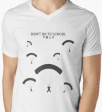 PUBG School Men's V-Neck T-Shirt