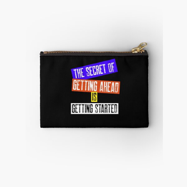 Item preview, The Secret of Getting Ahead is Getting Started - Inspirational Quotes designed and sold by theredsharp.