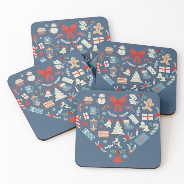 Item preview, Me encanta el patrón de Navidad | Ilustración navideña mixta designed and sold by I Am Cuta.