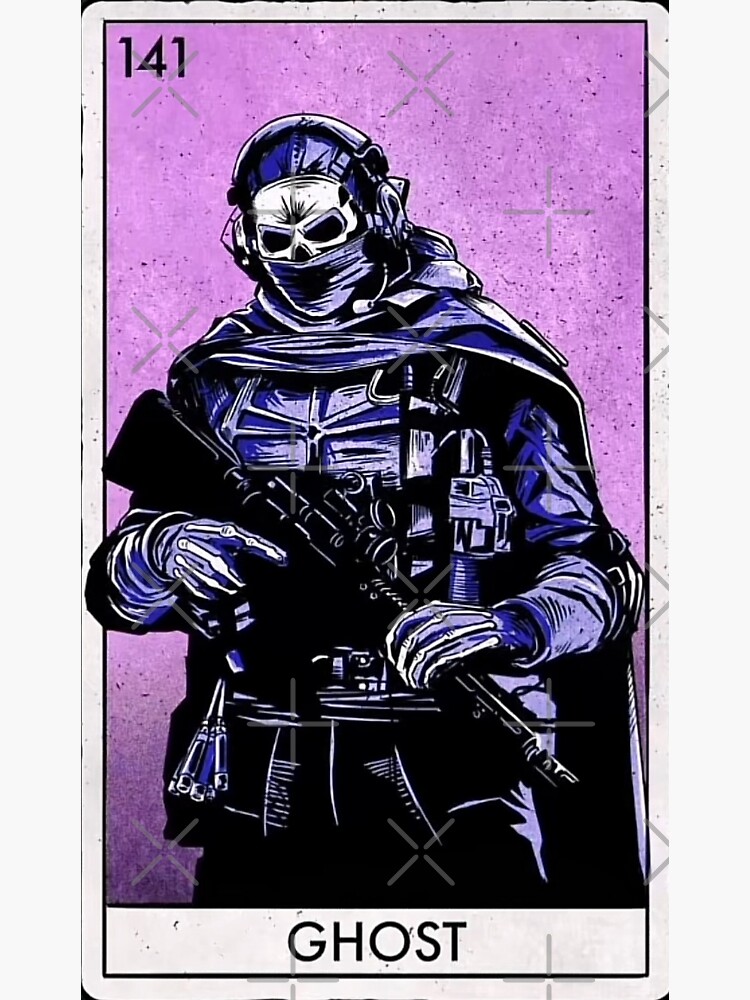 Call of Duty: Modern Warfare 2 - Ghost Tarot Card Wall Poster