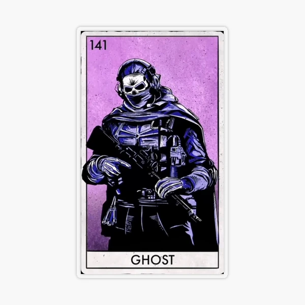 Call of Duty: Modern Warfare 2 - Ghost Tarot Card Wall Poster