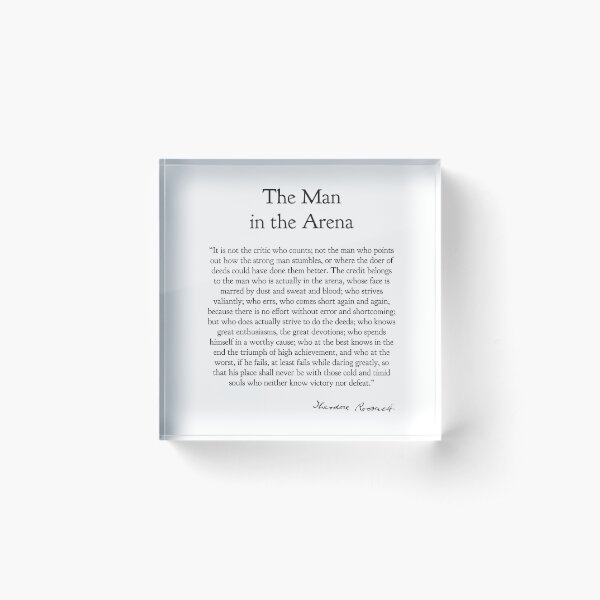 Item preview, The Man in the Arena designed and sold by franklinprintco.