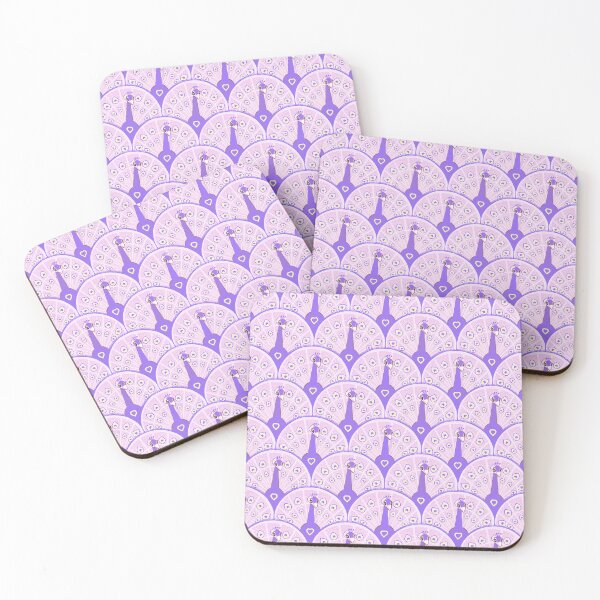Item preview, 1920s peacock flappers pink and purple  designed and sold by QuirkyCraftz.