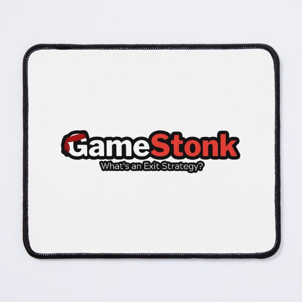 Item preview, Game Stonk meme - Roaring Kitty - Wallstreetbets Stocks - What's an Exit Strategy? (bandana, white) designed and sold by MillennialMemer.