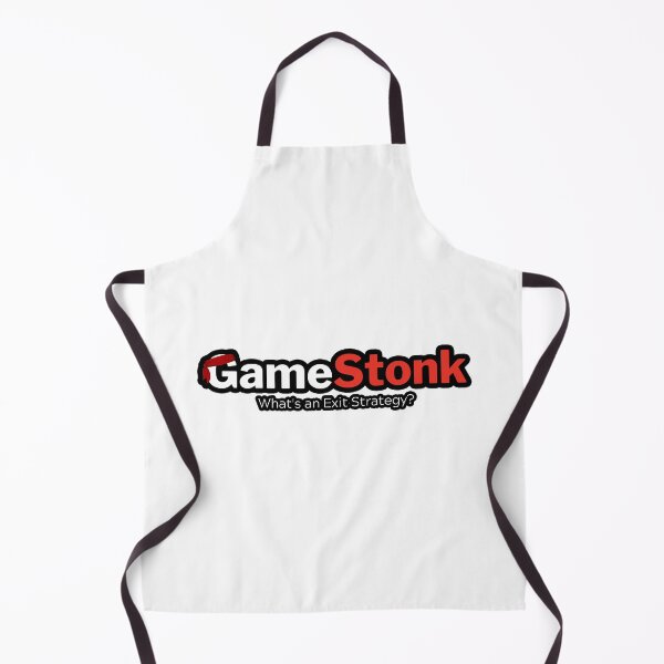 Item preview, Game Stonk meme - Roaring Kitty - Wallstreetbets Stocks - What's an Exit Strategy? (bandana, white) designed and sold by MillennialMemer.
