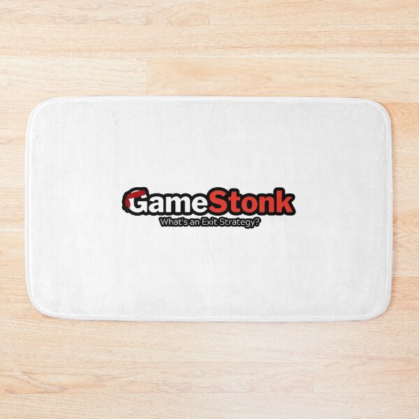 Item preview, Game Stonk meme - Roaring Kitty - Wallstreetbets Stocks - What's an Exit Strategy? (bandana, white) designed and sold by MillennialMemer.
