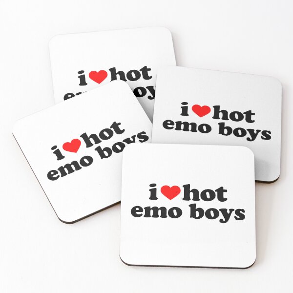 Item preview, I Love Hot Emo Boys Y2K Aesthetic Alt Punk Metal I Heart designed and sold by SW-Boutique.