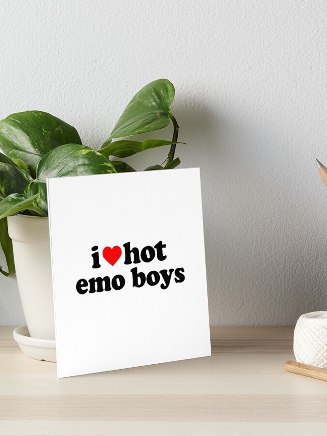 Emo Guys Are Hot! Punk Music Pin | Redbubble