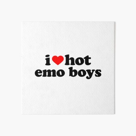 I Love Emo Girls Tshirt / I Heart Emo Girls T Shirt / Y2K 