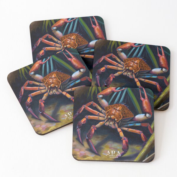 Item preview, Tropical Coconut crab - Oil Painting designed and sold by ABArtByAlexST.