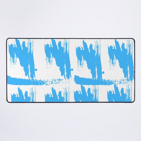 Item preview, Abstract Watercolor Brushstroke Pattern Light Blue White designed and sold by Cultradesign.