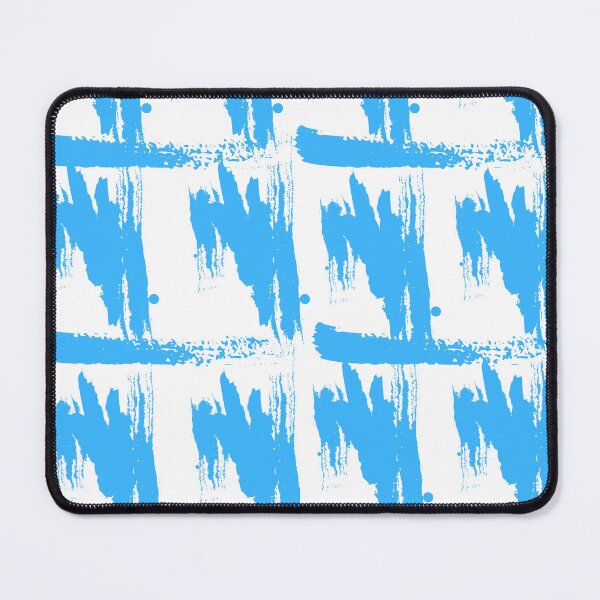 Item preview, Abstract Watercolor Brushstroke Pattern Light Blue White designed and sold by Cultradesign.