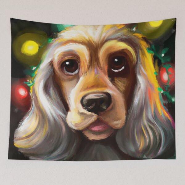 Item preview, Cute English Cocker Spaniel Drawing designed and sold by WeHeartAnimals.
