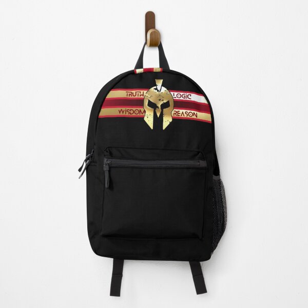 Item preview, Spartan Truth Logic Wisdom Reason Red Gold Black designed and sold by Yiorgos Designs.
