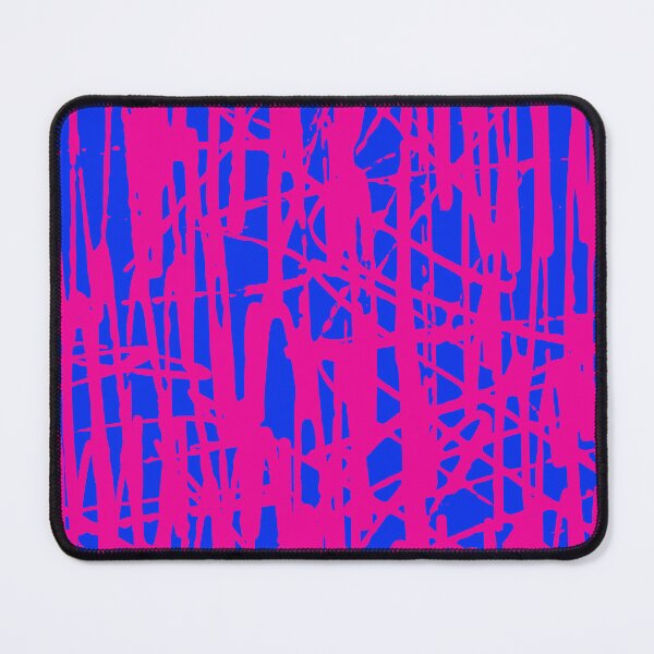 Item preview, Scribble Pattern Design Cobalt Blue Hot Pink designed and sold by Cultradesign.
