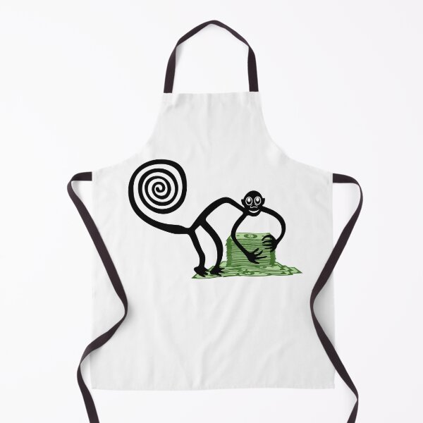 Item preview, Monkey with a pile of money designed and sold by siloto.