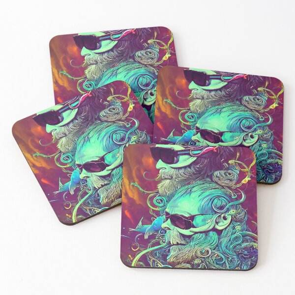 Item preview, 2 psychedelic guys at a rave designed and sold by EBAN7.