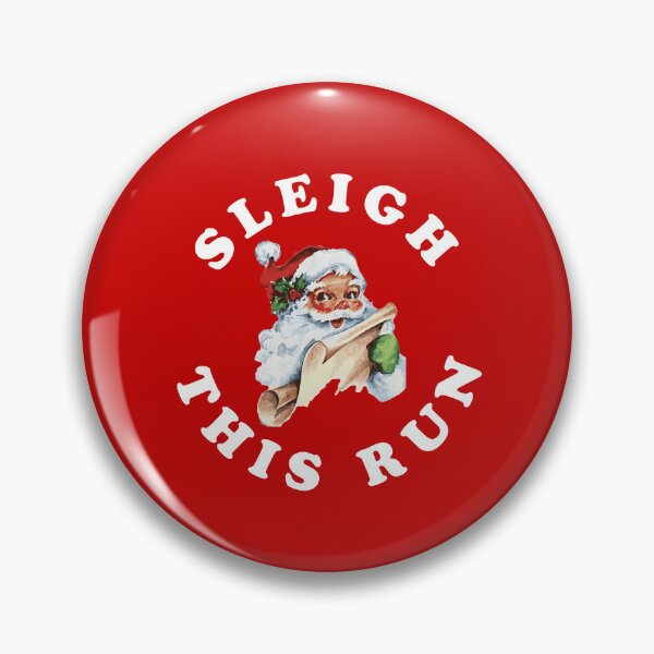 Item preview, Christmas Running Sleigh This Run Runner Vintage Santa designed and sold by yelly123.