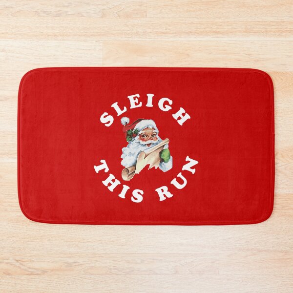 Item preview, Christmas Running Sleigh This Run Runner Vintage Santa designed and sold by yelly123.