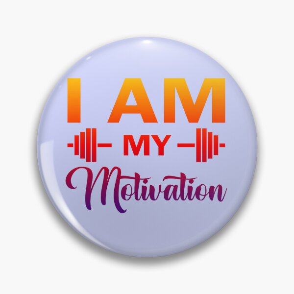 Item preview, I Am My Motivation  (gym lovers design and weight lifting gift, weight lifters gift designed and sold by CristalleLisa.