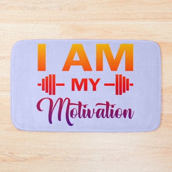 Item preview, I Am My Motivation  (gym lovers design and weight lifting gift, weight lifters gift designed and sold by CristalleLisa.