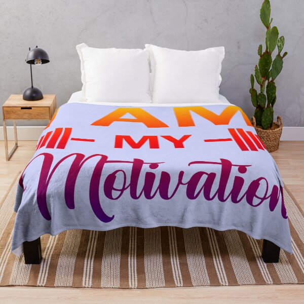 Item preview, I Am My Motivation  (gym lovers design and weight lifting gift, weight lifters gift designed and sold by CristalleLisa.