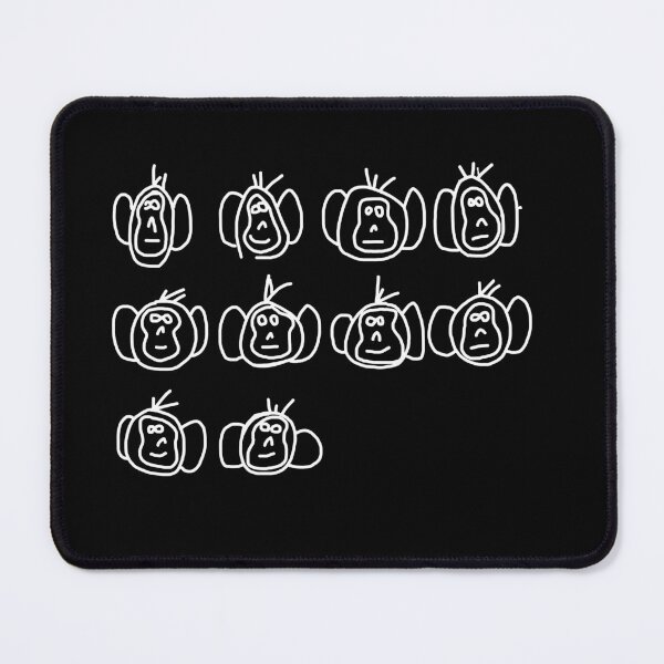 Item preview, Leo Fitz - Counting Monkeys - White designed and sold by LaAngol.