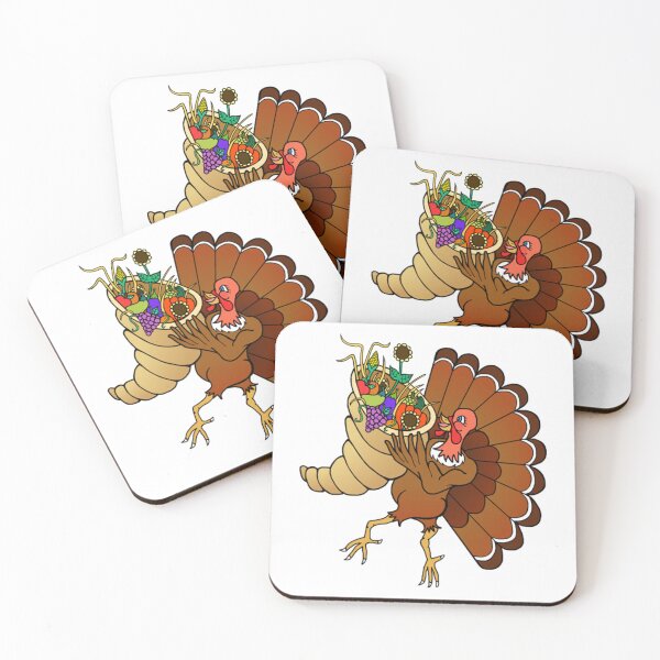 Item preview, Turkey with Cornucopia Harvest Bouquet designed and sold by DanteBarreto.