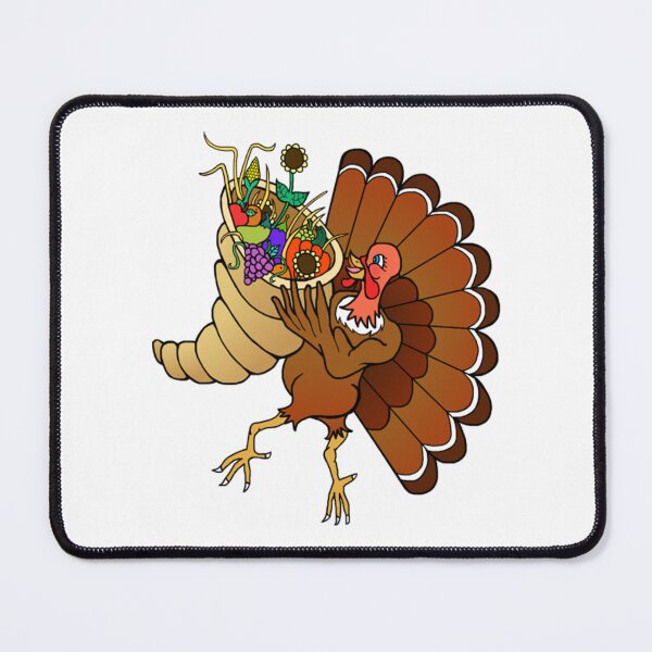 Item preview, Turkey with Cornucopia Harvest Bouquet designed and sold by DanteBarreto.