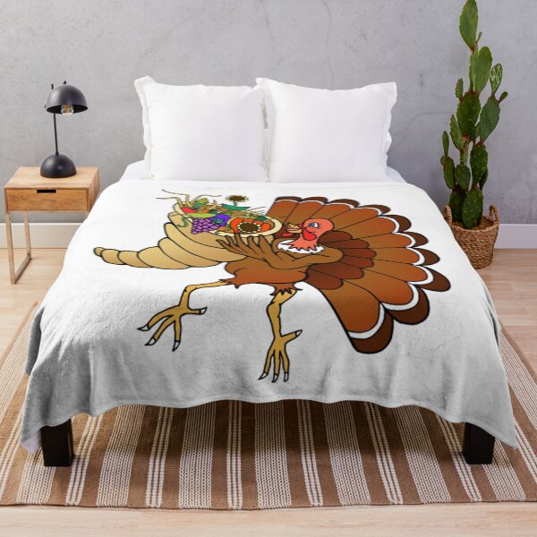Item preview, Turkey with Cornucopia Harvest Bouquet designed and sold by DanteBarreto.