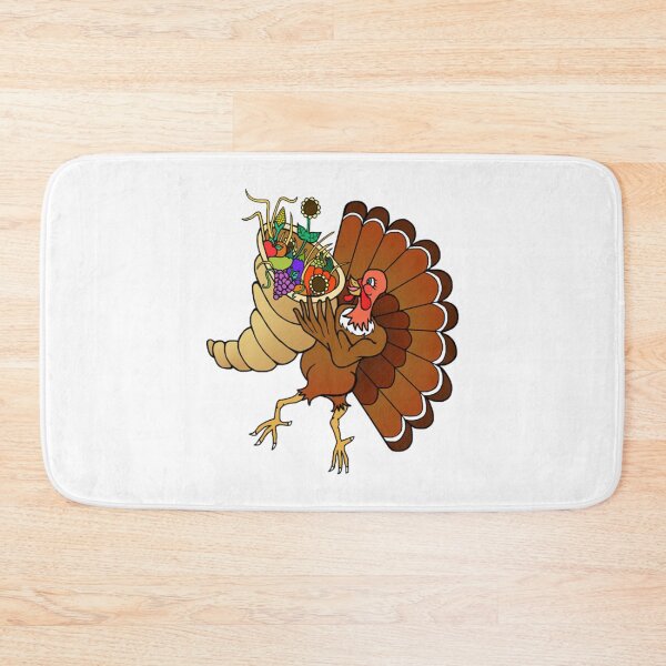 Item preview, Turkey with Cornucopia Harvest Bouquet designed and sold by DanteBarreto.