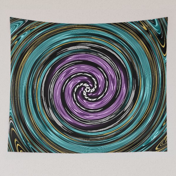 Item preview, Abstract swirl funky pattern designed and sold by Designbyfia.