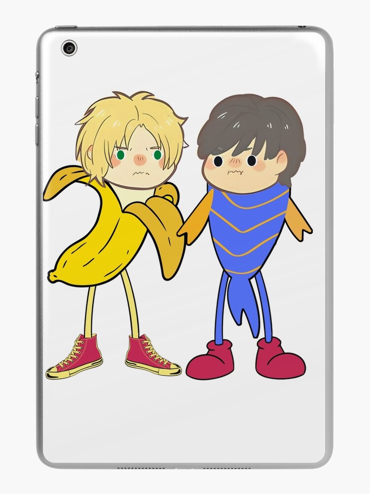 Cute Banana Fish With Car iPad Case & Skin for Sale by tarr-tarr