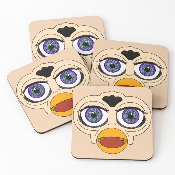 Item preview, Furby’s tiny face designed and sold by Emmy Tobitt.