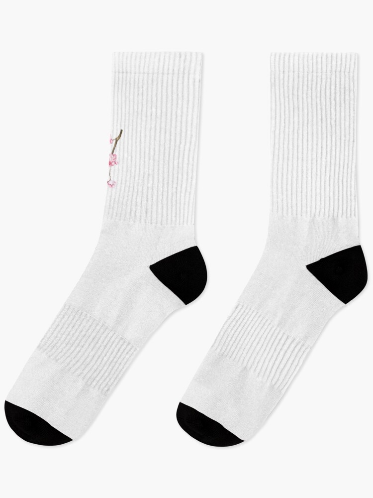 Thumbnail 1 of 5, Socks, cherry blossoms designed and sold by RursS.