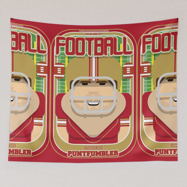 Item preview, American Football Red and Gold - Enzone Puntfumbler - Bob version designed and sold by boxedspaper.