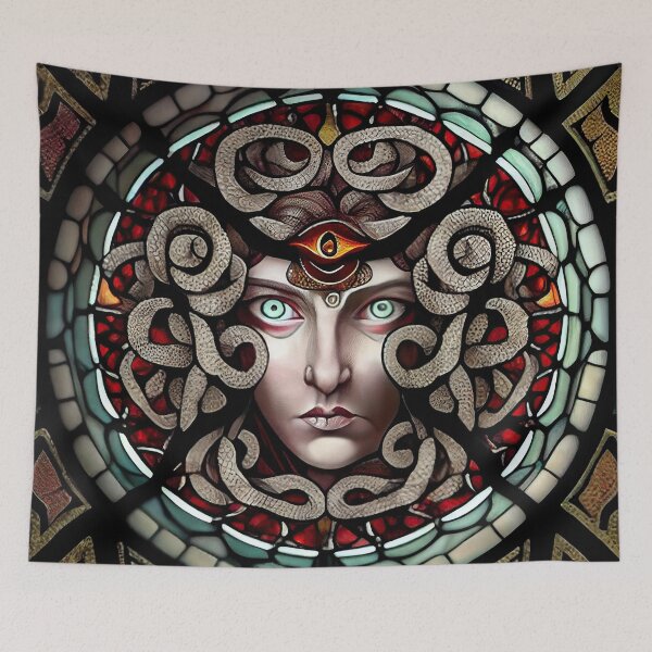 Item preview, Algol (Stained Glass - Variation 3) designed and sold by OccultDreams.