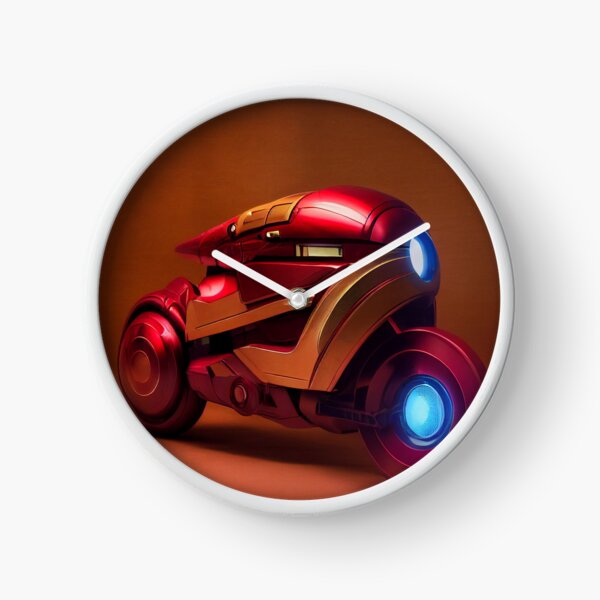 futuristic superbike Clock